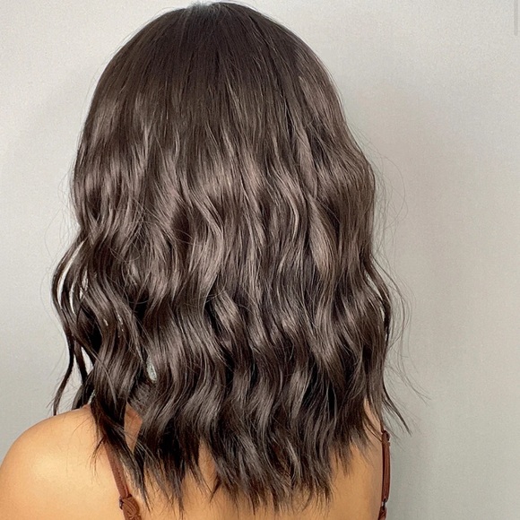 12 Inches Wave Short Bob Hair Black Women Wig - Picture 5 of 5